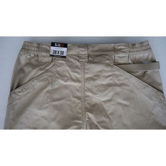 5.11+ Pro Tactical Pants 74273 Men's Sz 38x30 Khaki Relaxed Fit - Picture 4 of 6